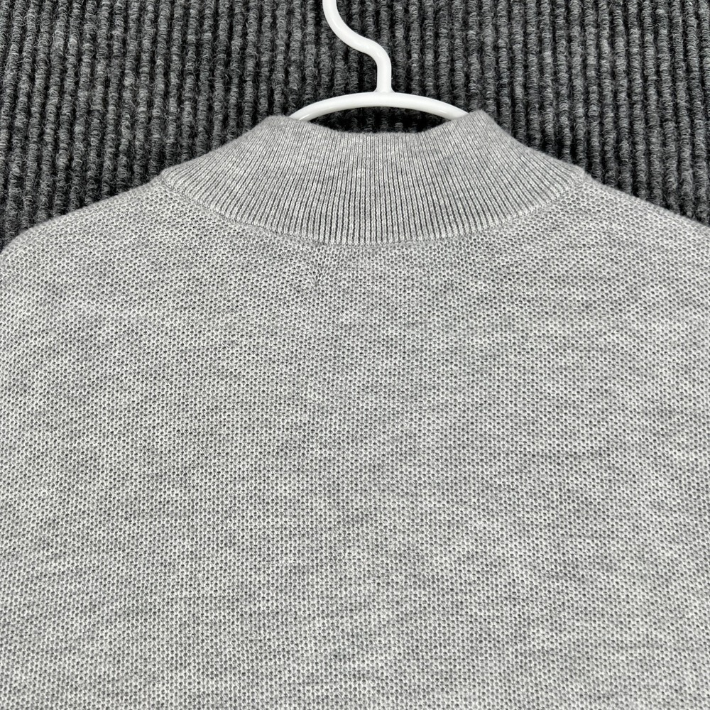 Vineyard Vines Pullover Youth XL Extra Large Gray Long Sleeve 1/4 Zip Mock Neck - Picture 13 of 13
